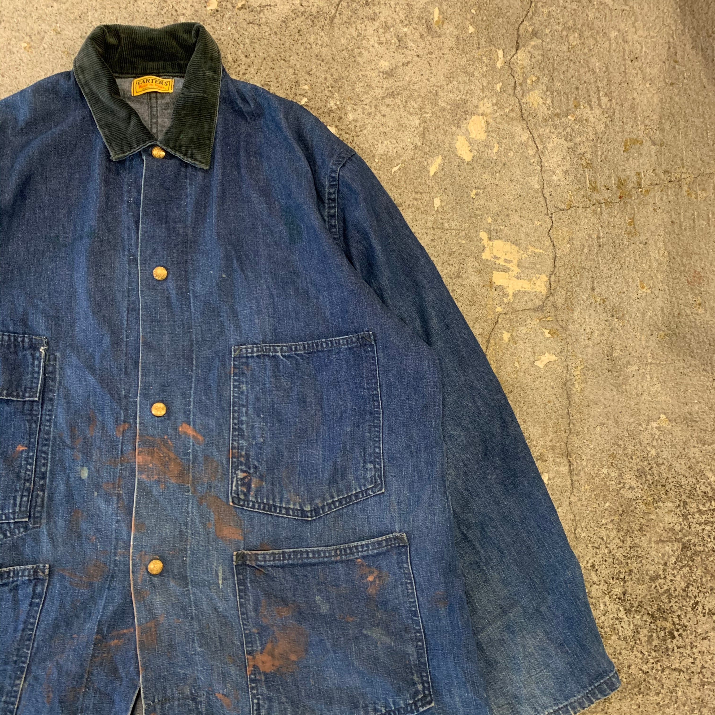 60s CARTER'S denim coverall jacket | What'z up
