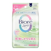 ビオレ Bior? Zeroシート 化粧水成分in すがすがしいせっけんの香り 20枚入 制汗シート デオドラントシート