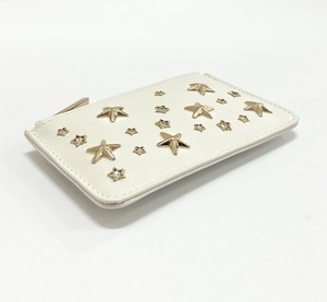 JIMMY CHOO ジミーチュウ カードケース キーケース NANCYCZN-LATTE_LIGHTGOLD