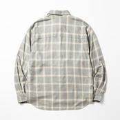 meanswhile  Ombre Side Slit L/S SH Grey MW-SH25203