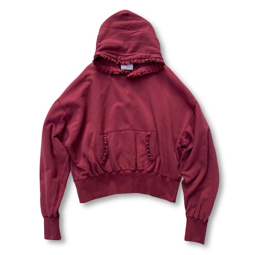 HOMO LUDENS Pleats Hoodie (RED) HOMO LUDENS Pleats Hoodie (RED)