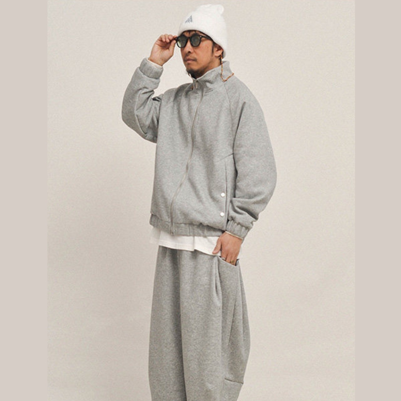 モックネック・ユニオンジップブルゾン A2076 - 5