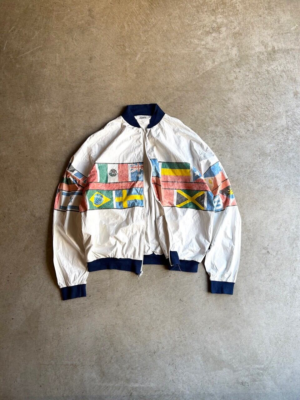 90's Graphic JACKETS “ZIPUP PAPER JACKET”