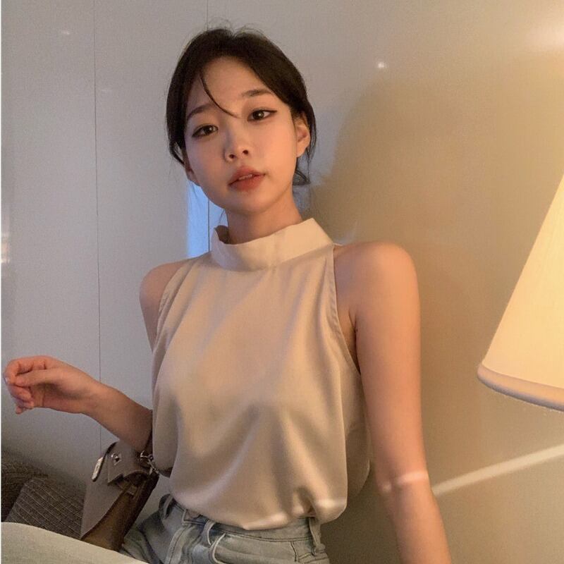 ノースリーブショートトップス レディースサマーアウター 大人ガーリー スウィート キュート カジュアル 夏物 1号婦人54386925969