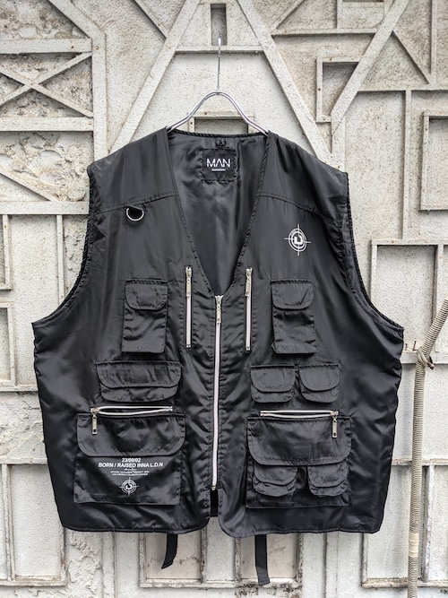 "DENO DRIZ × BOOHOOMAN" gear nylon vest