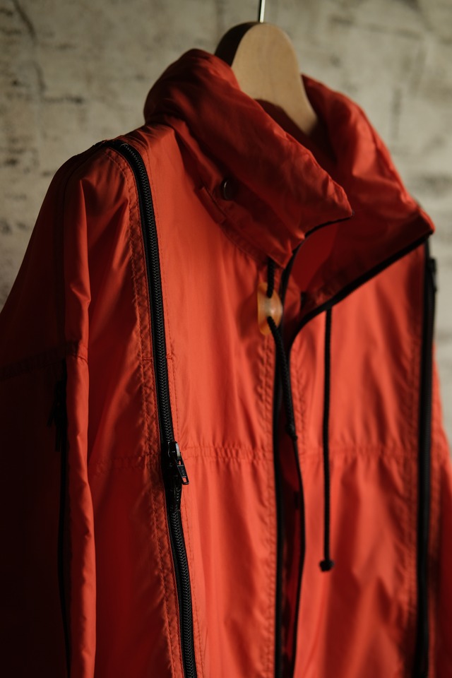 Utah／90's "FINAL HOME" multi zip nylon jacket