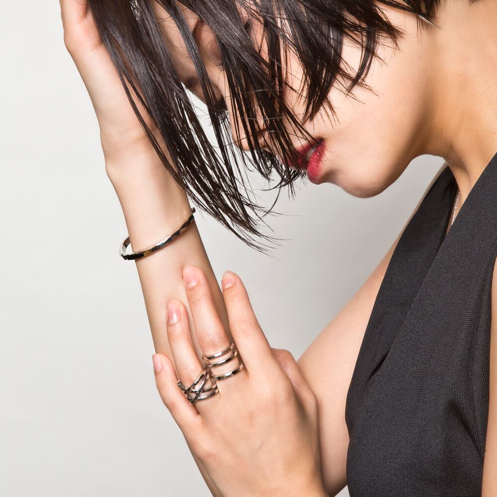 Elenore Jewelry×ARTEMIS KINGS トリプルカフリング シルバーリング 9