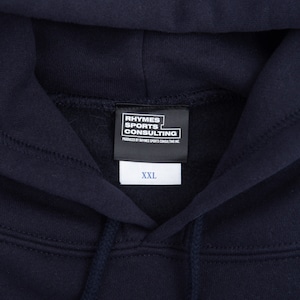 SHOEHURRY! LOGO SWEAT HOODIE (NAVY/WHITE) | 裏起毛パーカー(ネイビー/ホワイト)