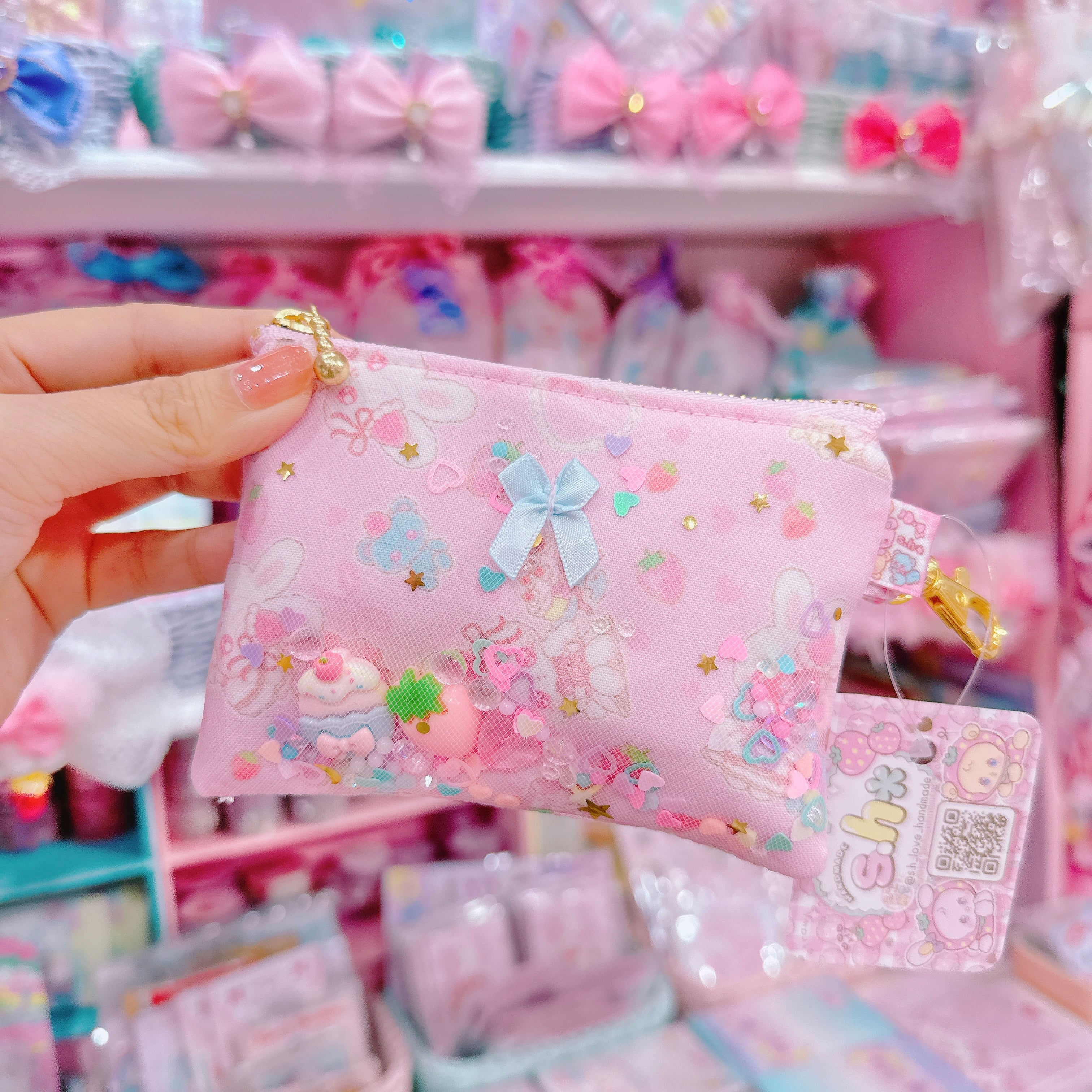 【N9】17-5シャカシャカぺたんこミニポーチ