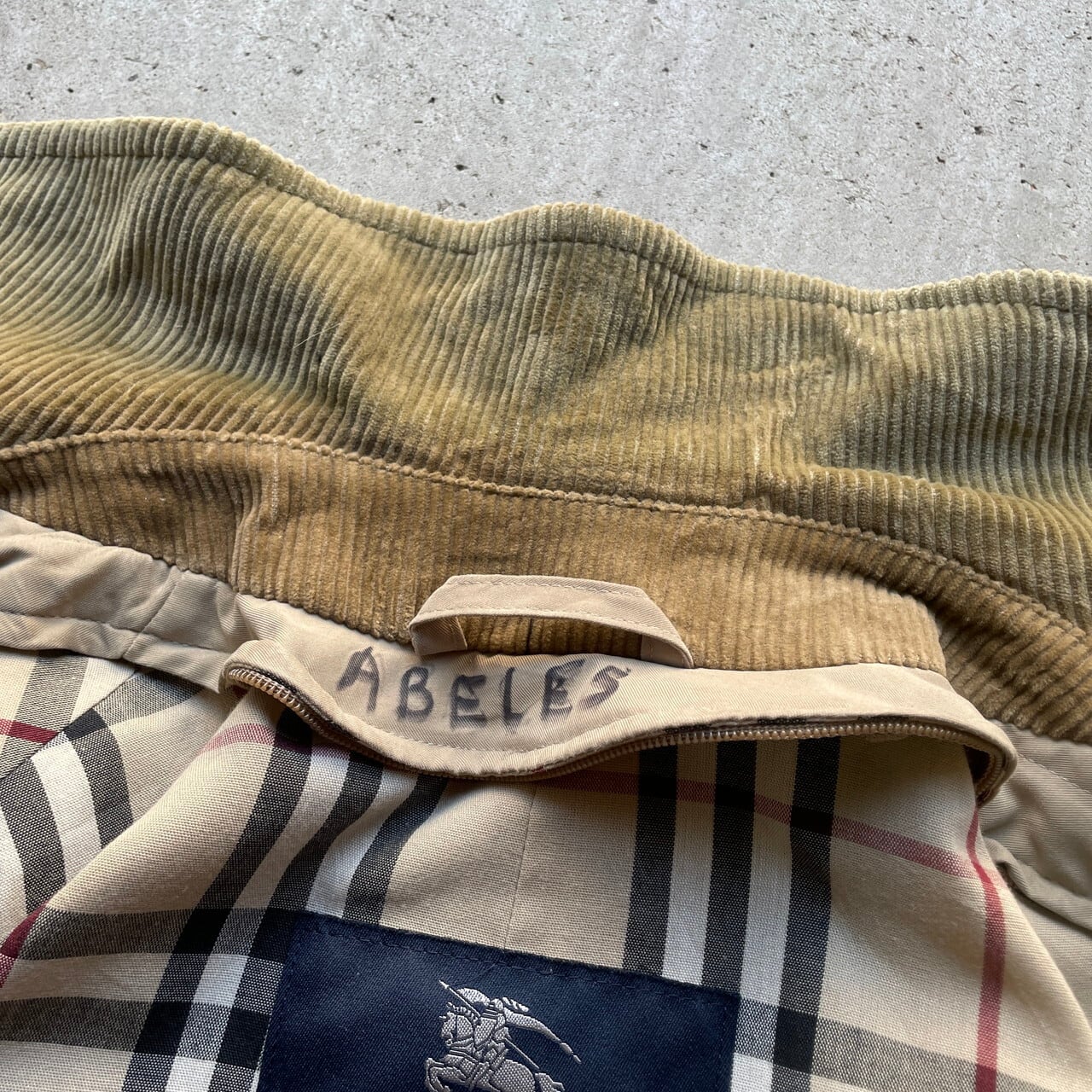 BURBERRY LONDON バーバリー ピーチスキン カバーオール ハンティング