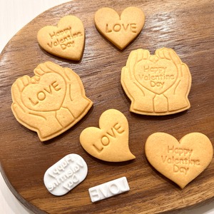 文字スタンプ　バレンタイン