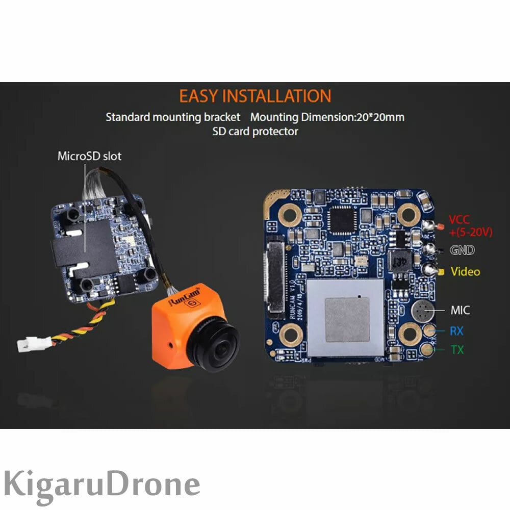 RunCam Split 3 Nano Whoop [Whoopバージョン] DVR:1080x720/60fps HD