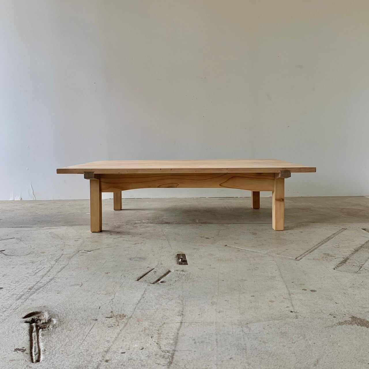 ローテーブル　花台　古家具　0686