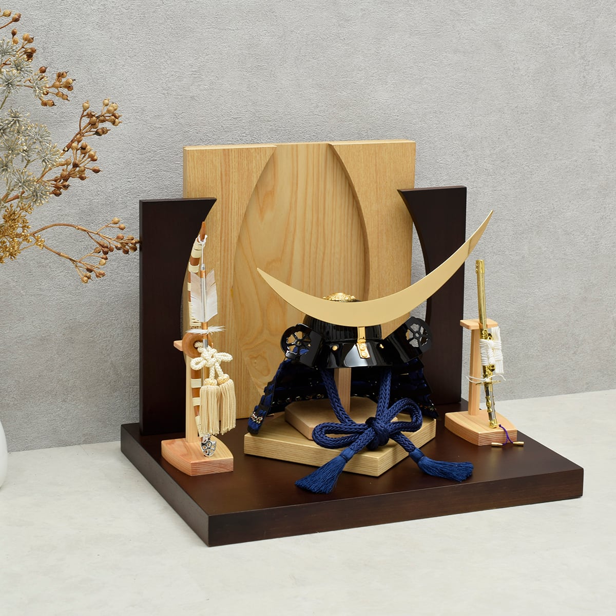 兜飾り【青葉】伊達政宗公｜おしゃれ｜スタイリッシ｜モダン