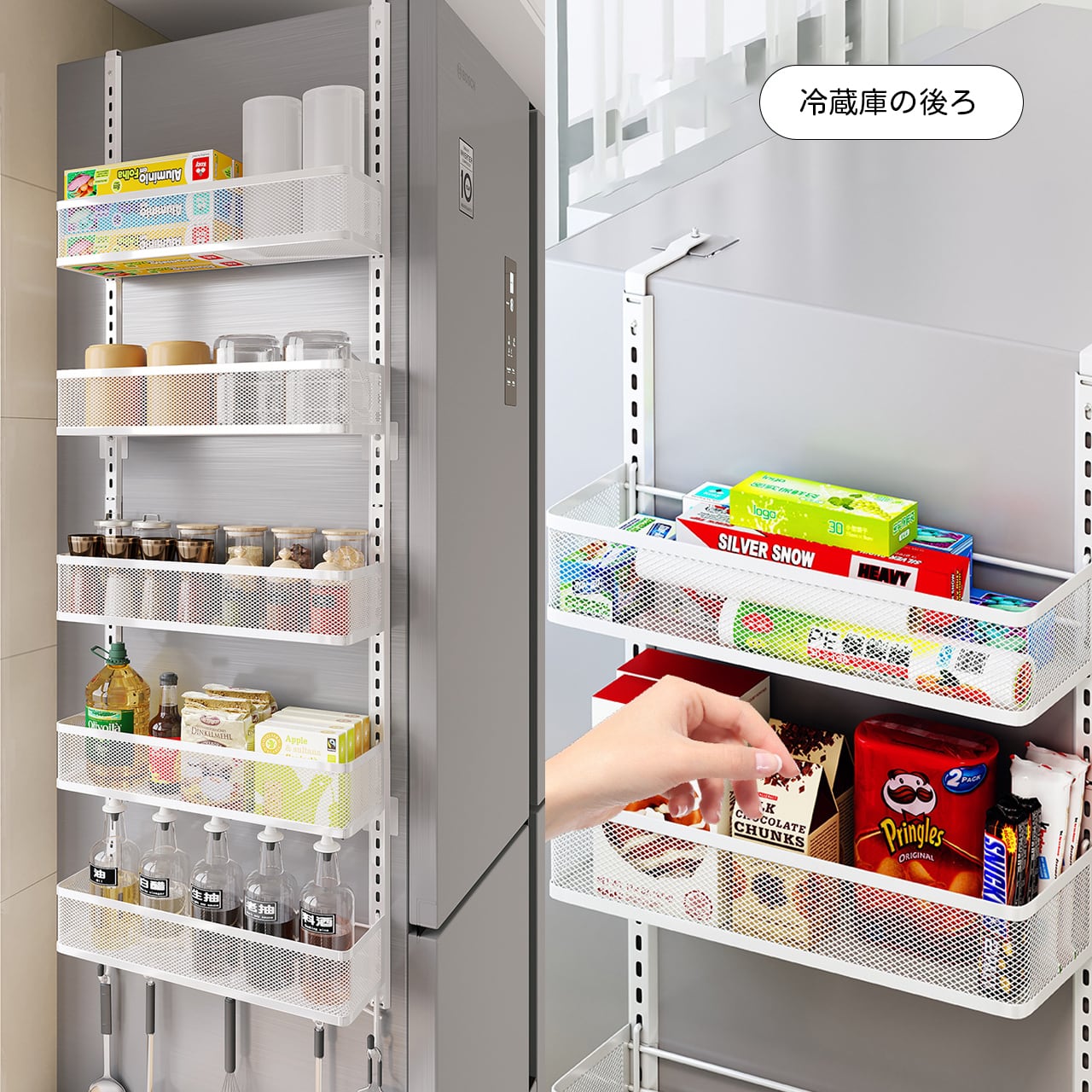 棚　収納ラック G52 .吊り下げ収納ラック おもちゃ収納 小物収納 バスルーム収納ラック