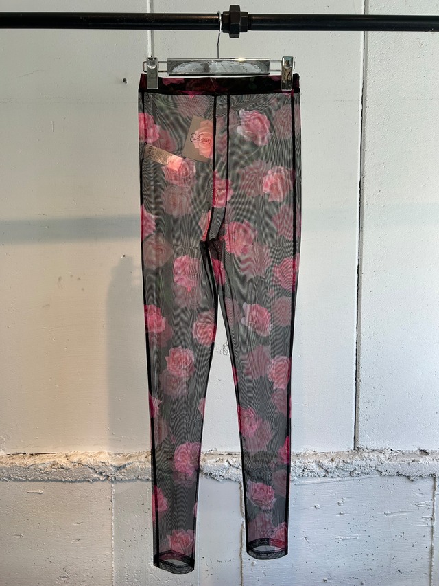 VIVIANO  printed mesh leggings