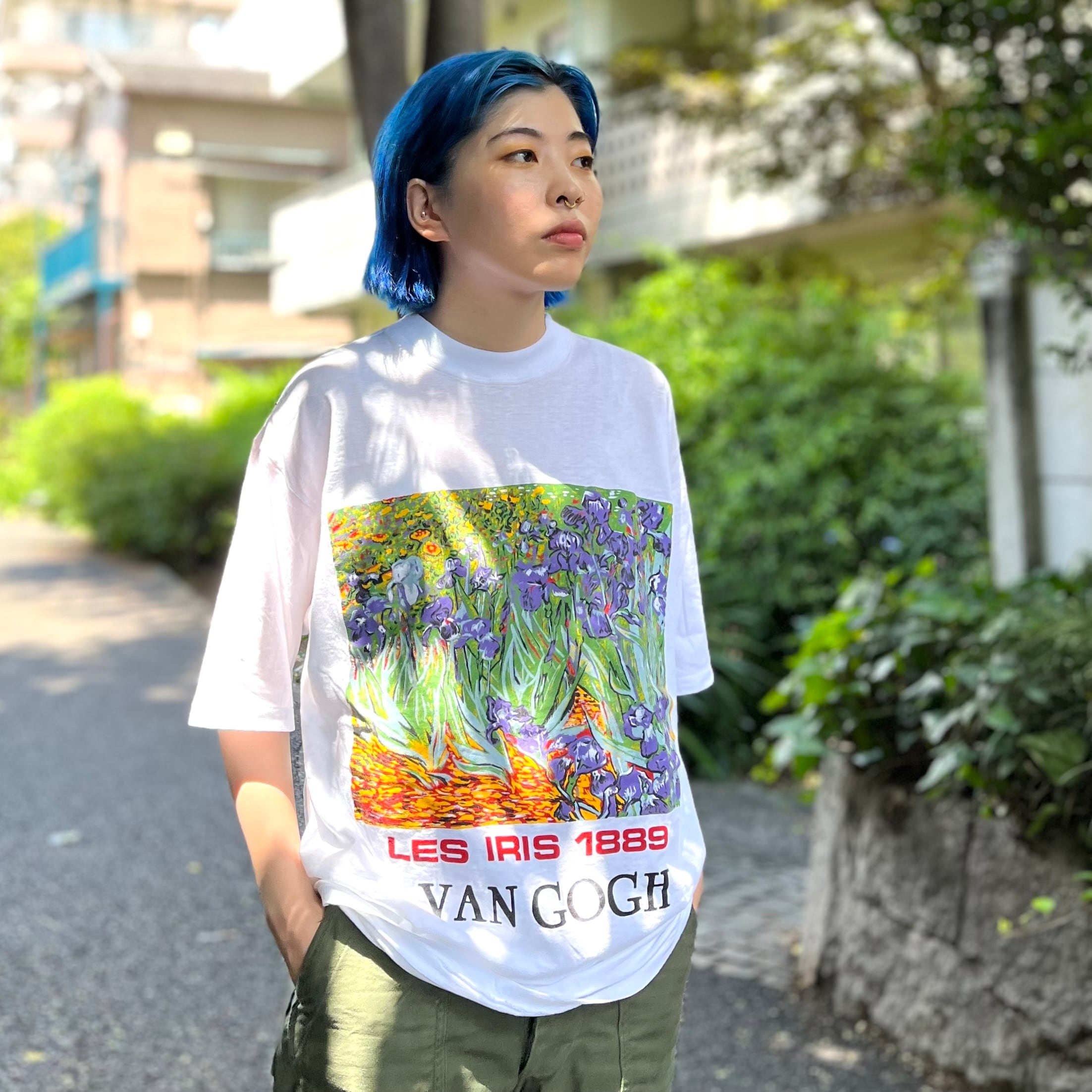 ゴッホプリントTシャツ