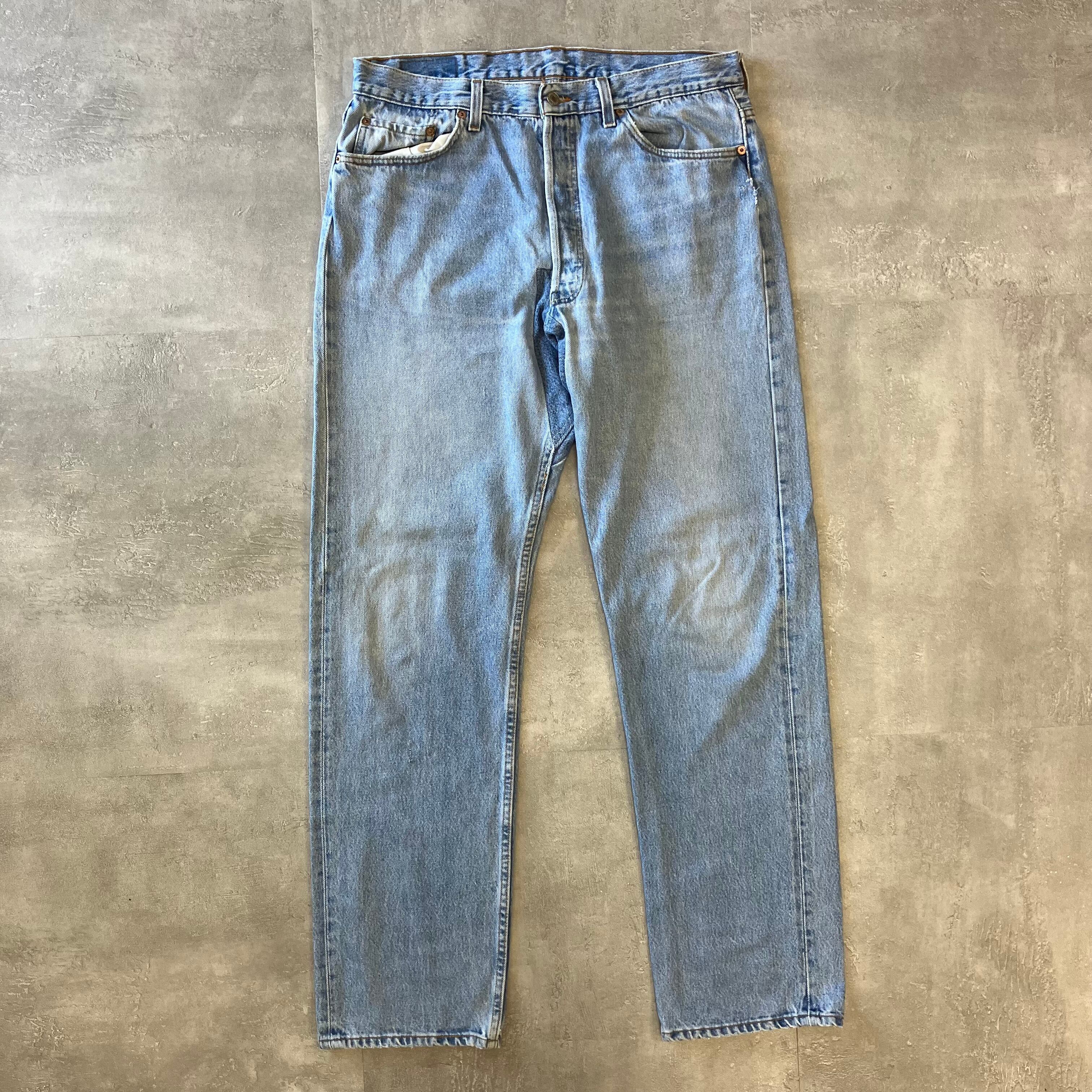 《実寸w34l33》levis501 90s usa製 ストレートデニム No.1499