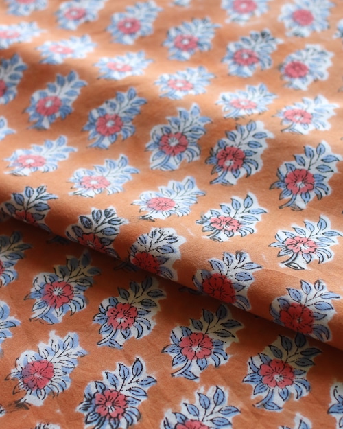 Block print FABRIC. <Staying grounded>