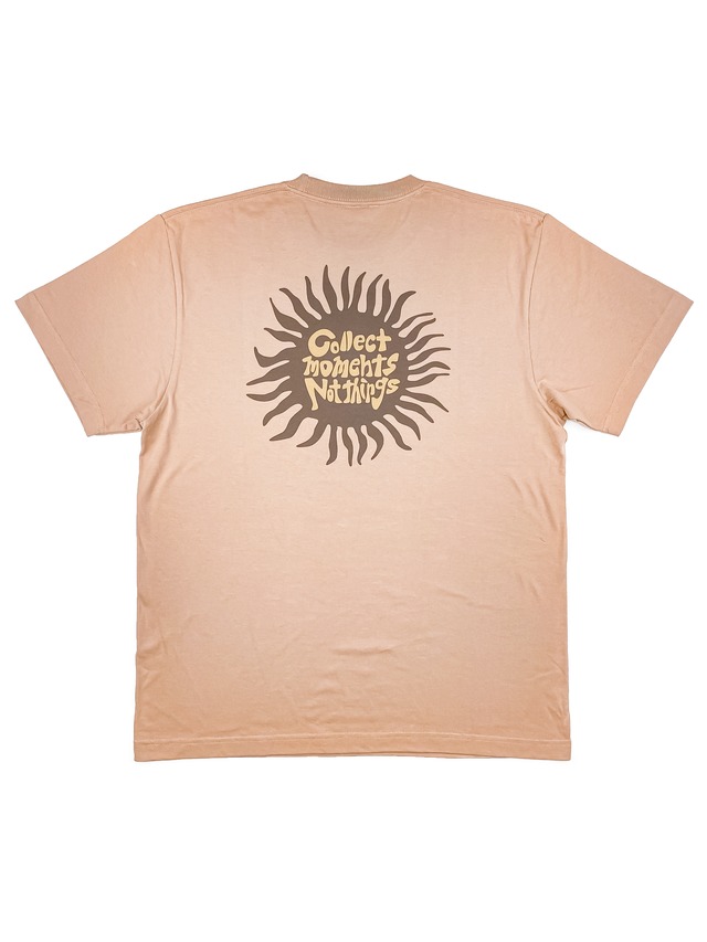 The sun tee "coral"【在庫限り】［発送予定：入金確認後1週間以内］