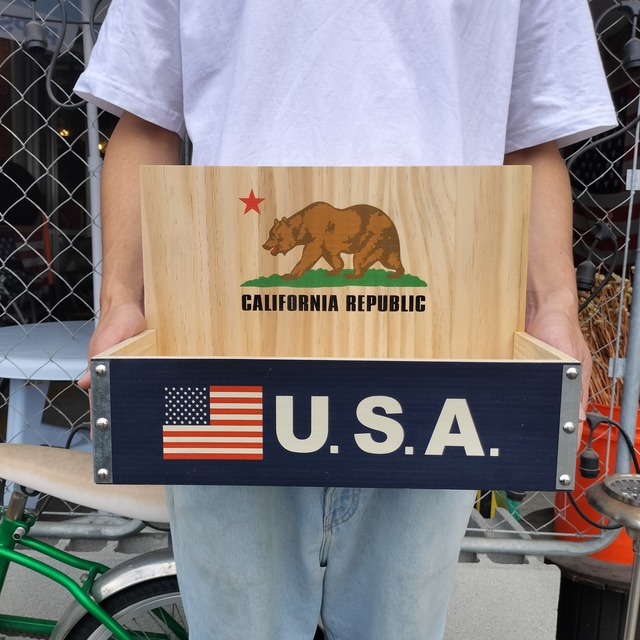 アメリカンウッドシェルフ カリフォルニアリパブリック アメリカン雑貨 ガレージ