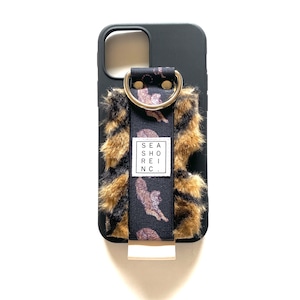 for iPhone【 rubber 】black tiger