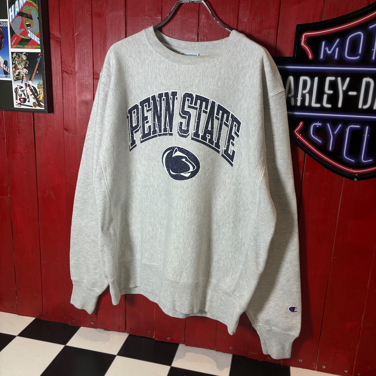 00s〜10s Champion REVERSE WEAVE カレッジスウェット グレー PENN大学
