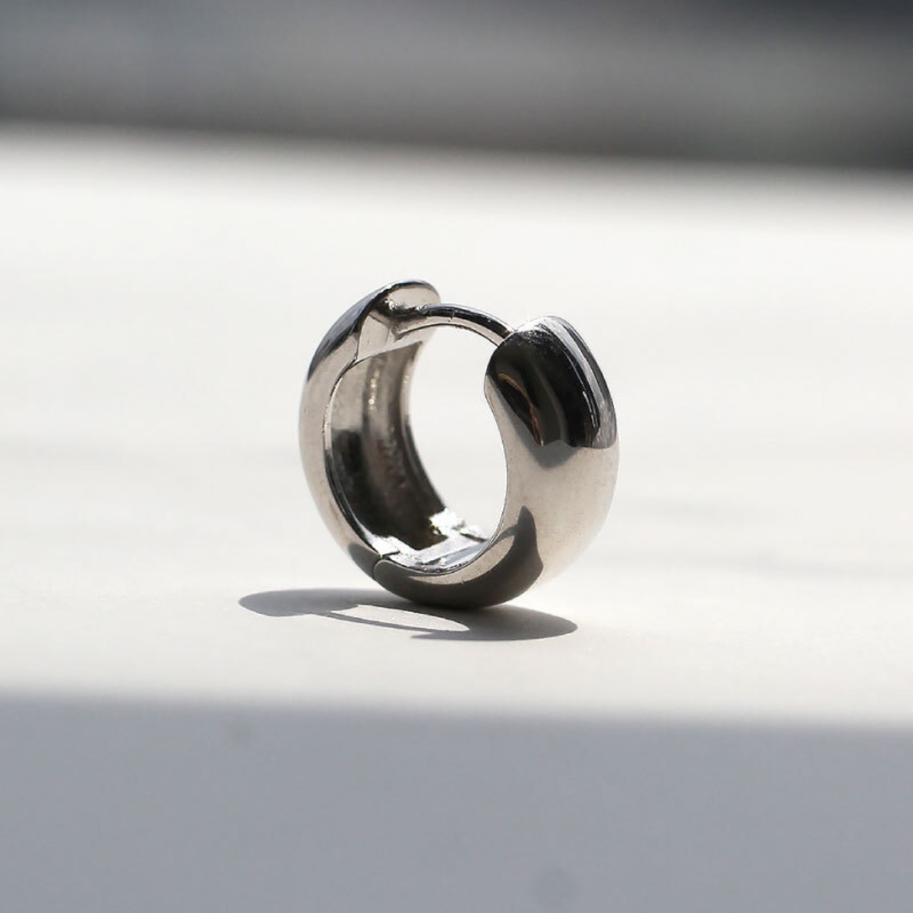 【ネコポス便】SILVER925 ミニマムフープピアス　1887