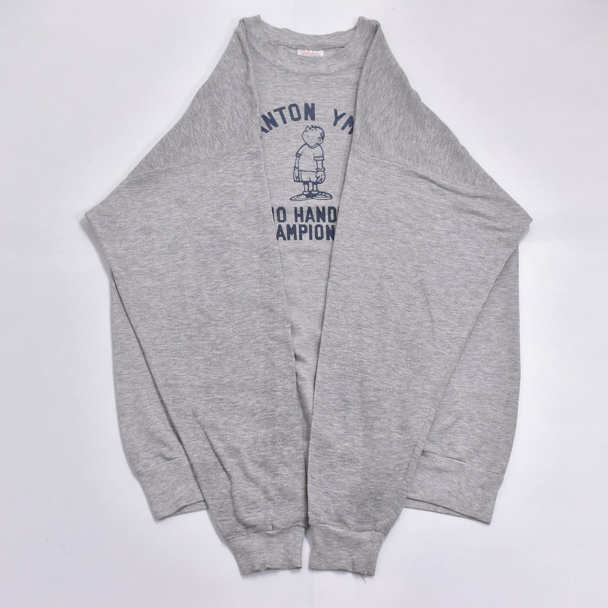 90s~ Hanes ヘインズ カレッジ ロゴ風プリント スウェット 90s~ Hanes ヘインズ カレッジ ロゴ風プリント スウェット