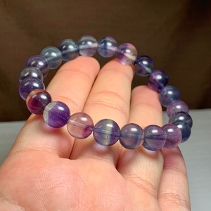 3.透明度高☆美グラデーションフローライト・ブレスレット