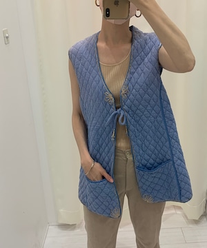 【送料無料】70's indian cotton vest