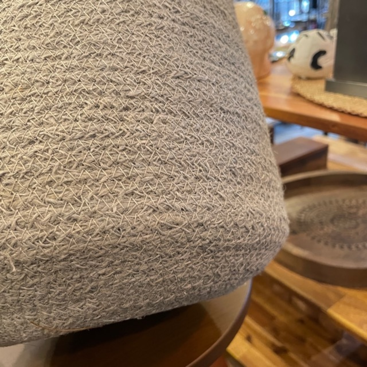 Bangladesh Basket U-shaped colored jute M / バングラデシュ バスケット Uシェイプ カラージュート 収納カゴ リビング収納 ナチュラル ハンドメイド 手作り 天然素材 インテリア雑貨 編みかご 小物入れ ギフト プレゼント かわいい カラフル