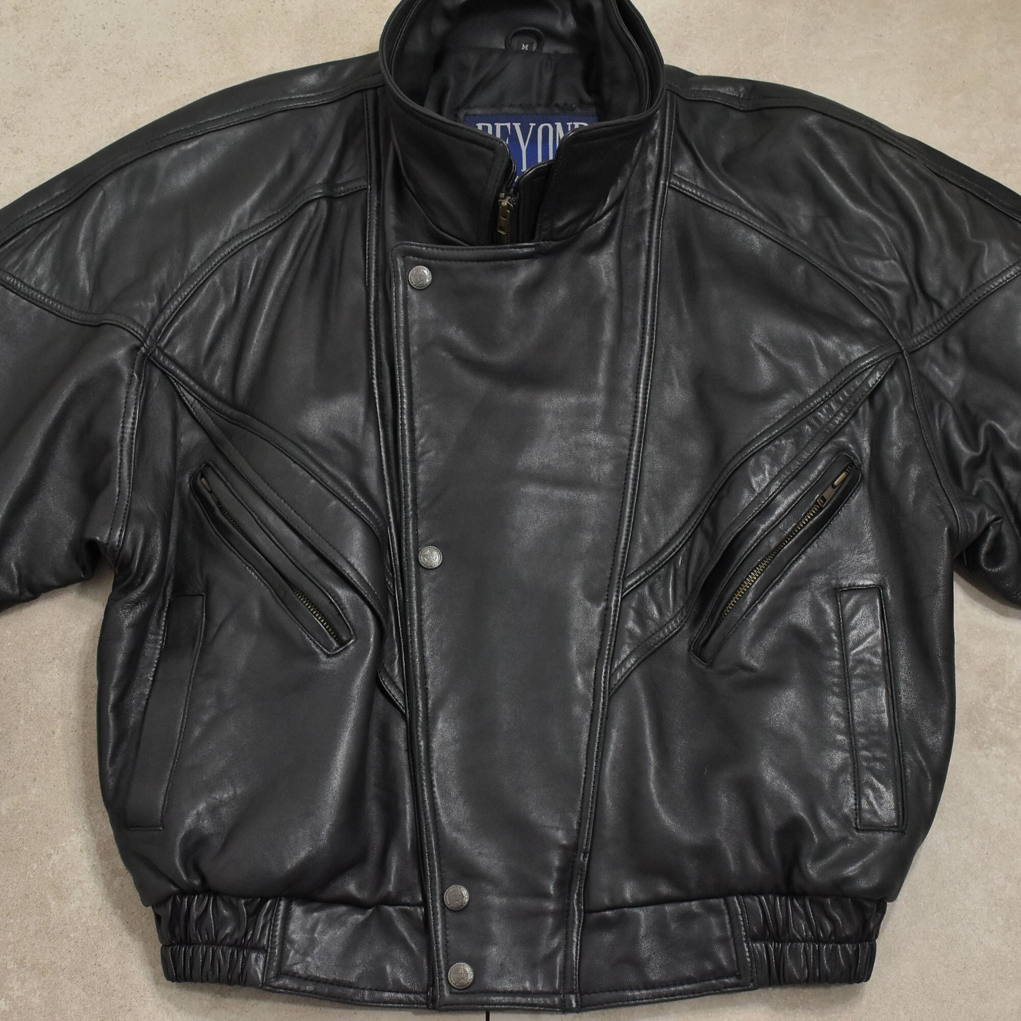 90s BEYOND leather blouson | 古着屋 grin days memory 【公式】古着