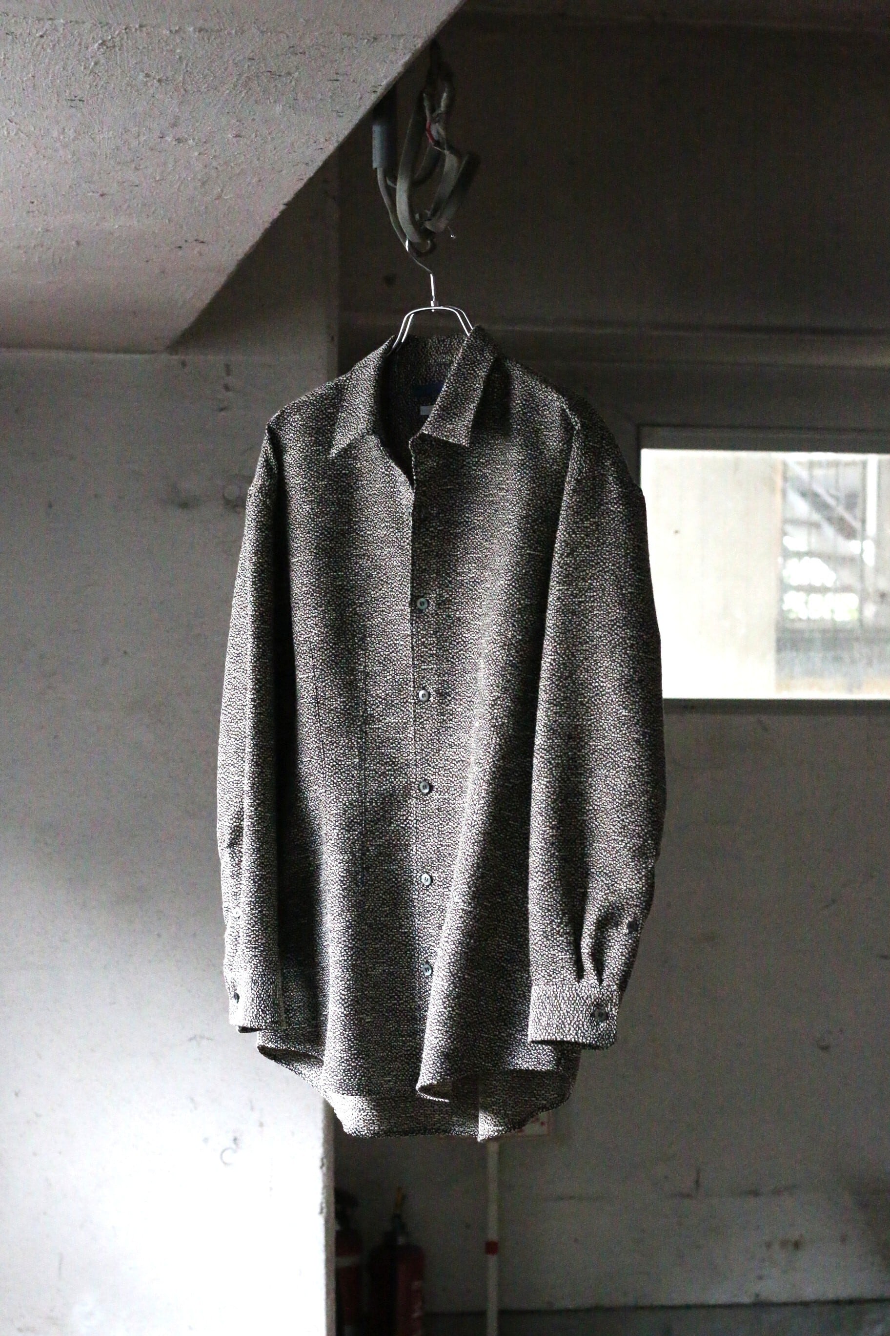 semoh セモー sleeve Darts shirt semoh セモー DOBBY STRIPE DARTS