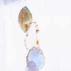 Blue Moment - アゲートヒーリングチャイム / Agate Sun Catcher Wind Chime 448