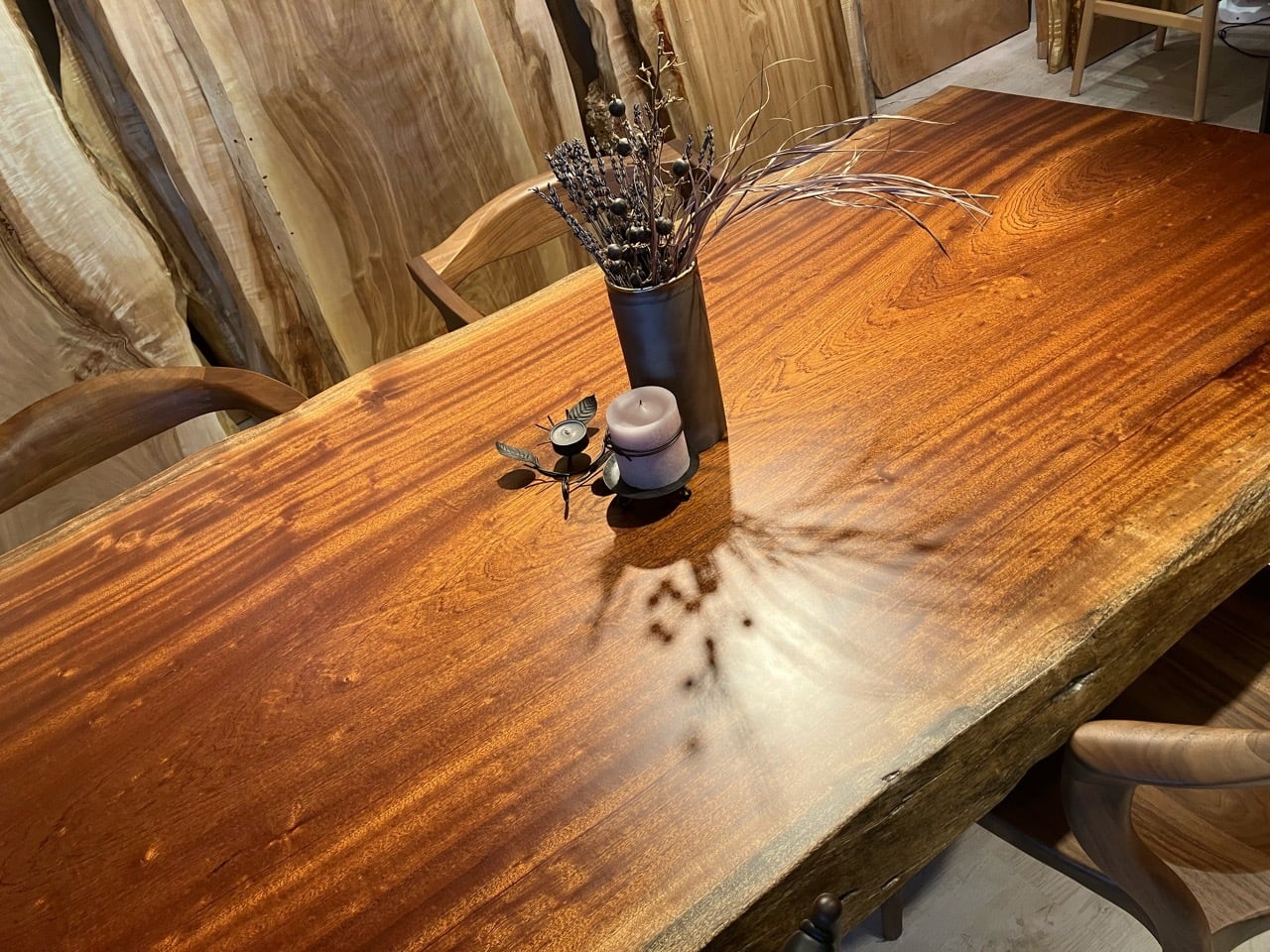 サペリ_2000×900-910×60_青山店_テーブル天板/一枚板 21438-2 t001