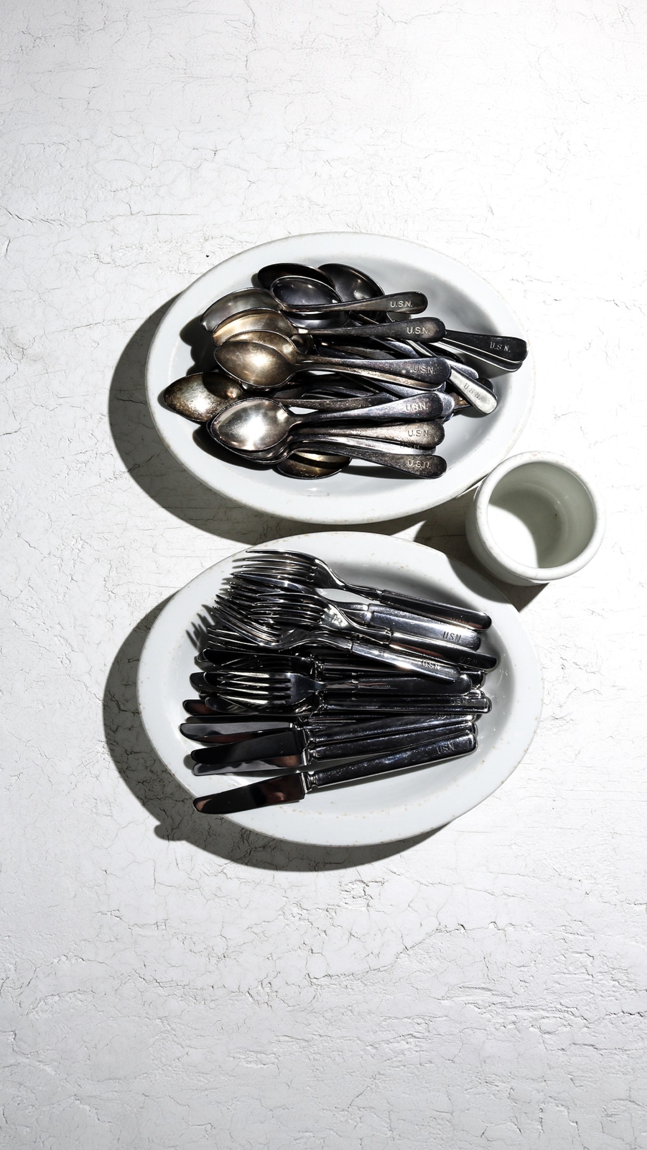 Military Porcelain USQMC SERVING DISH