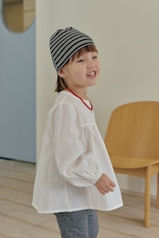 韓国子供服 / 26Autumn / 〖取寄〗MOME / ラブブラウス / キッズ服 /ナチュラル服 / 秋服 *XS~XL*