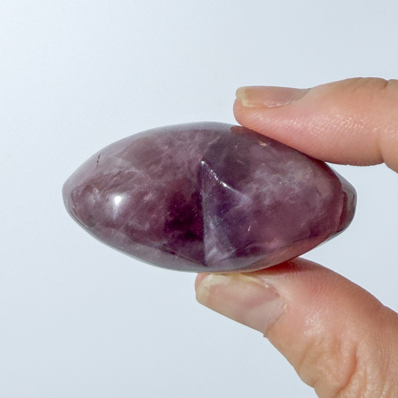 ラベンダーローズクォーツ ハート * Rose Quartz * 天然石