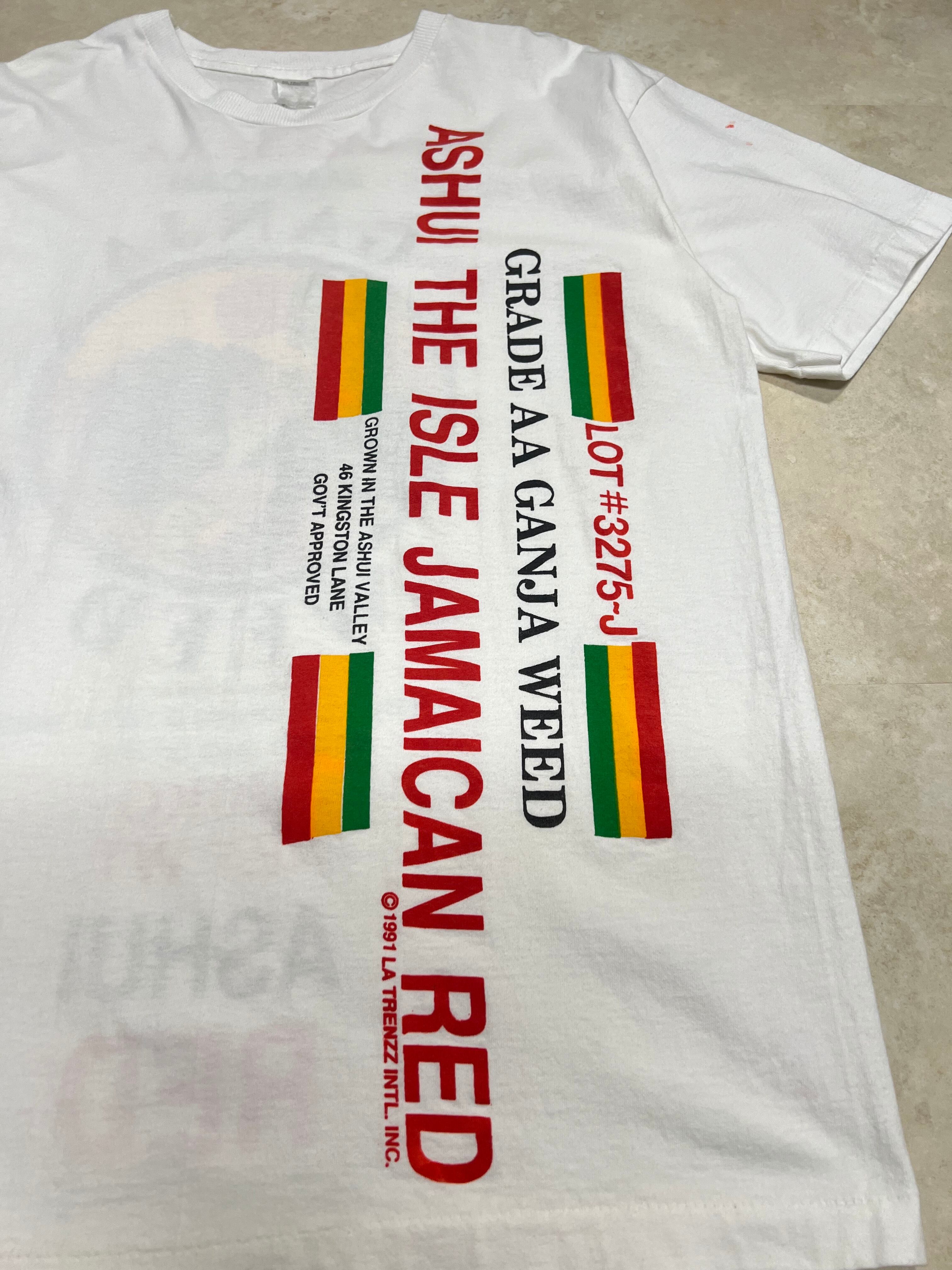 90s GANJA WEED Tシャツ LA TRENZZ JAMAICAN | savvy