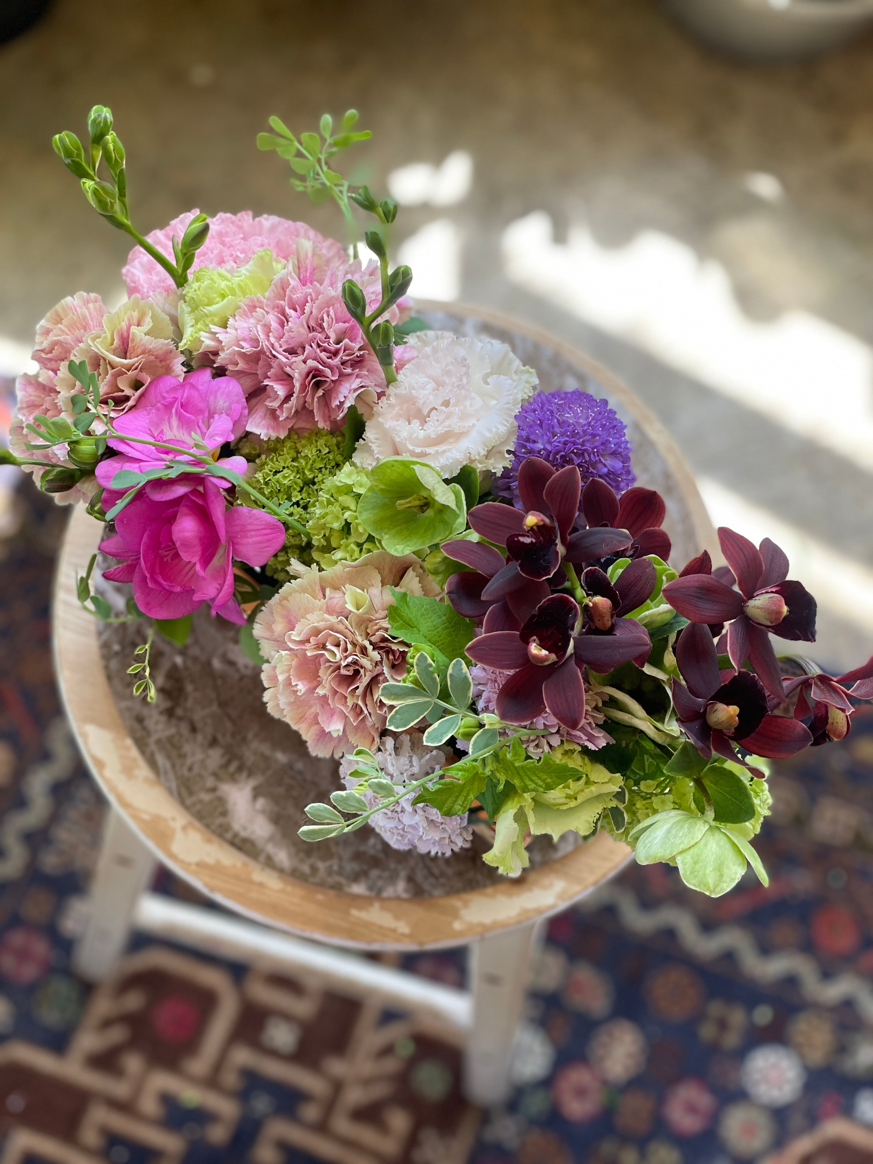 //♡antique♡box flower // for Mother's Day //