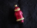EUROPE Vintage Christmas glass ornament : Santa A