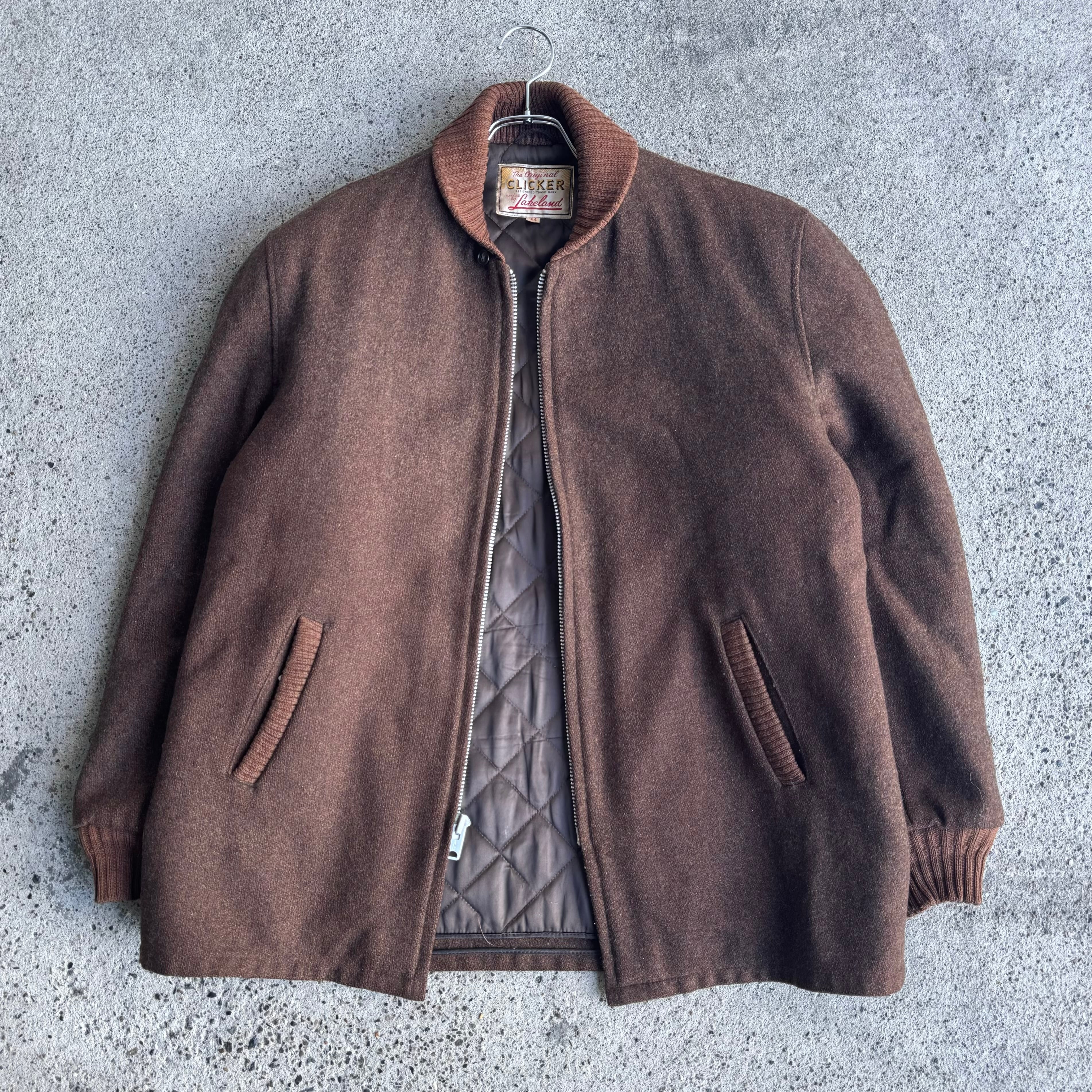 Clicker ファラオ ファラオジャケット 由来 size44 50s CLICKER