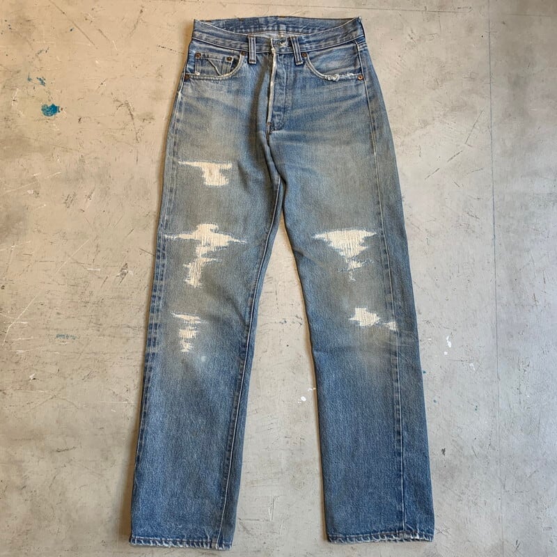 80's Levi's リーバイス 501 66後期 刻印6 バックポケット裏チェーン