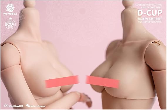 Tbmodel] Worldbox 1/6 フィギュア 女性 バスト 胸 交換パーツ