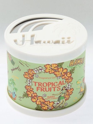 【kahiko/カヒコ】ギフトに人気！ハワイアンフレグランスジェル  香り缶　トロピカルフルーツ