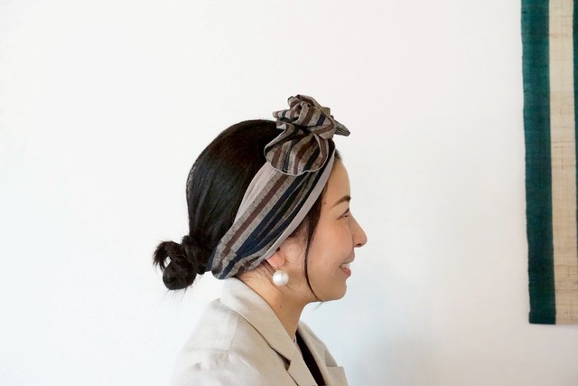 turbou-遠州綿紬 木立 ワイヤーリボン