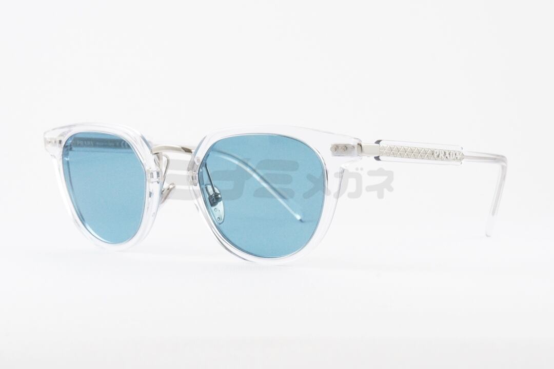 PRADA 偏光 サングラス SPR17Y 2AZ-04D ウェリントン メンズ  