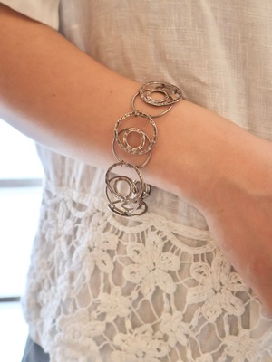 silver925 design bracelet【128】