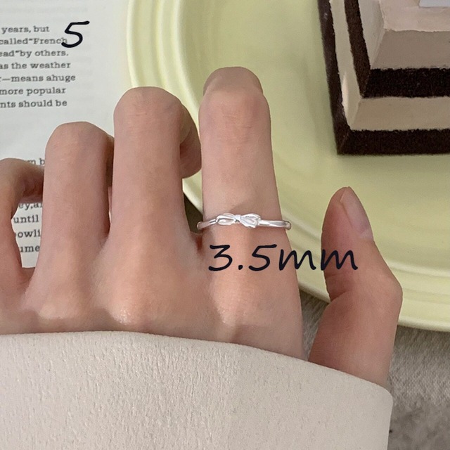 Weiwan999シルバー優雅なリング 7s